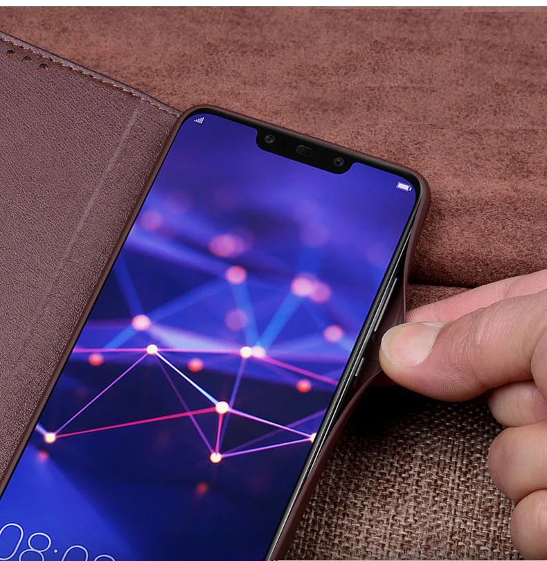 Nefeilike высококачественный чехол для телефона из натуральной кожи для huawei mate 20 lite, Роскошный ультра тонкий чехол ручной работы
