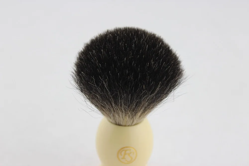 &quotFS&quot-#MB20-IV36 MANCHURIAN Black badger Shaving Brush with Faux Ivory Color Handle Knot size 20mm+FREE SHIPPING | Красота и
