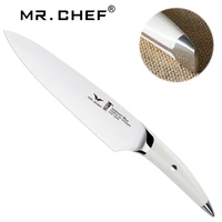 professional 8inch chefs knife german stainless steel x50 high quality frozen meat cutter sharp blade cooking knives abs handle