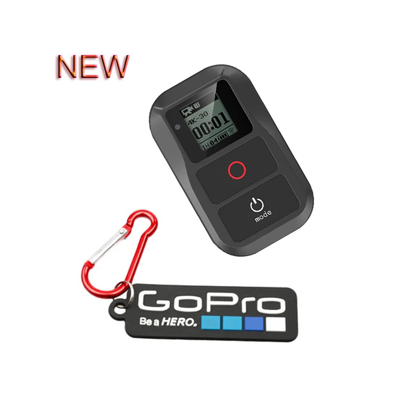 Новые аксессуары Go Pro hero 7 GoPro беспроводной WiFi Пульт дистанционного управления+ Радиоуправляемый зарядный кабель для GoPro hero 5 4 3 6 hero 7 Черная Камера