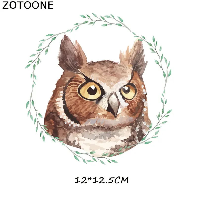 Милый утюжок ZOTOONE с мультяшными животными для нанесения s наклеек на одежду DIY