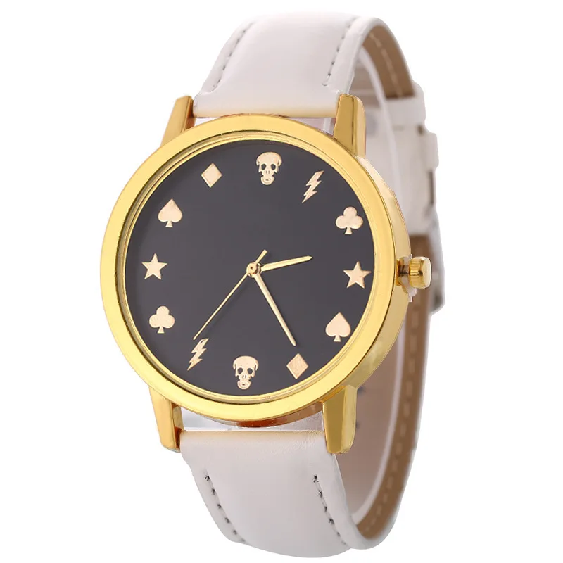 Лидер продаж 2018 часы для женщин креативные с рисунком покера дамские браслет под