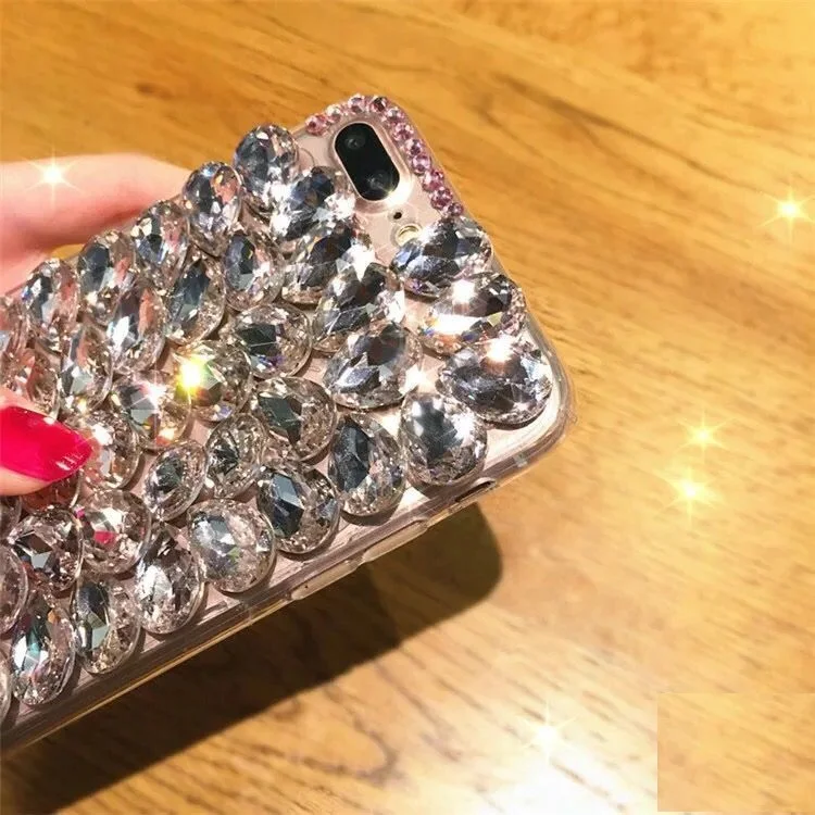 YESPURE необычный 3D ювелирное ТПУ Pc чехол для мобильного телефона Iphone 7 8 кристально