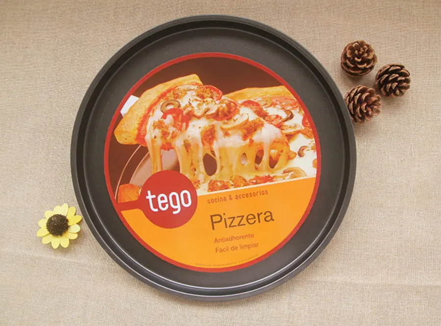 Высококачественная форма для пиццы размером 12 дюймов фотография антипригарное