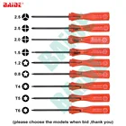 Красный 360 отвертка Tri Wing 2,5 Y 2,0 Phillips PH00 1,2 Pentalobe P5 Star Torx T4 T5 T6 Triwing Y отвертка ключ 2000 шт.лот