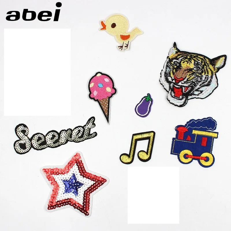 Нашивки с вышивкой блестками и звездами|iron on|patches embroideredsewing applique |