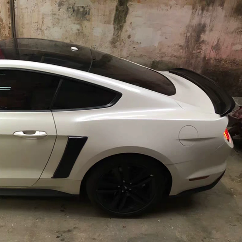 Для Ford Mustang высококачественный спойлер из АБС-пластика черный или белый или Прайм задний автомобильный спойлер для Ford Mustang
