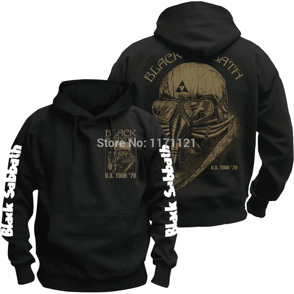 Bloodhoof Горячая новинка Black Sabbath World Tour тяжелый металл классический металл черный хлопок худи Азиатский размер