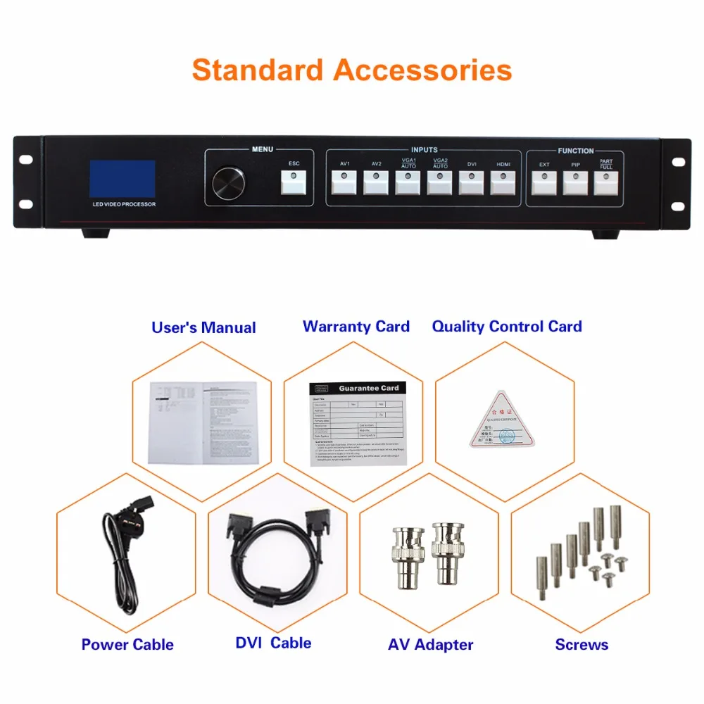 Led-video-processor-support-linsn-led-sending-card-ts802d-work-with-receiving-card-linsn-rv908m32 | Электроника