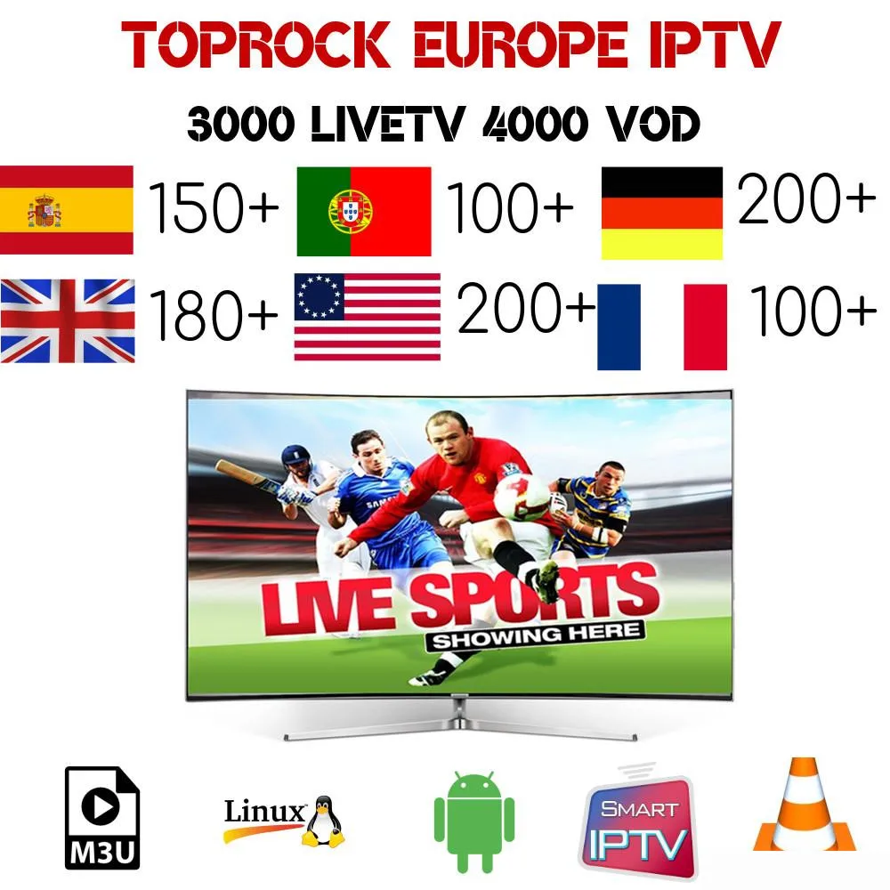 IPTV M3U Испания французский бельгийский iptv приставка для просмотра европейских и