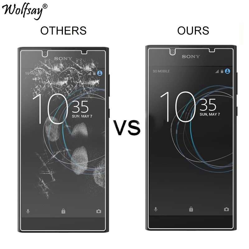 Закаленное стекло для Sony Xperia L1 2 шт. Защитная пленка экрана G3311 G3312 G3313 5 дюйма
