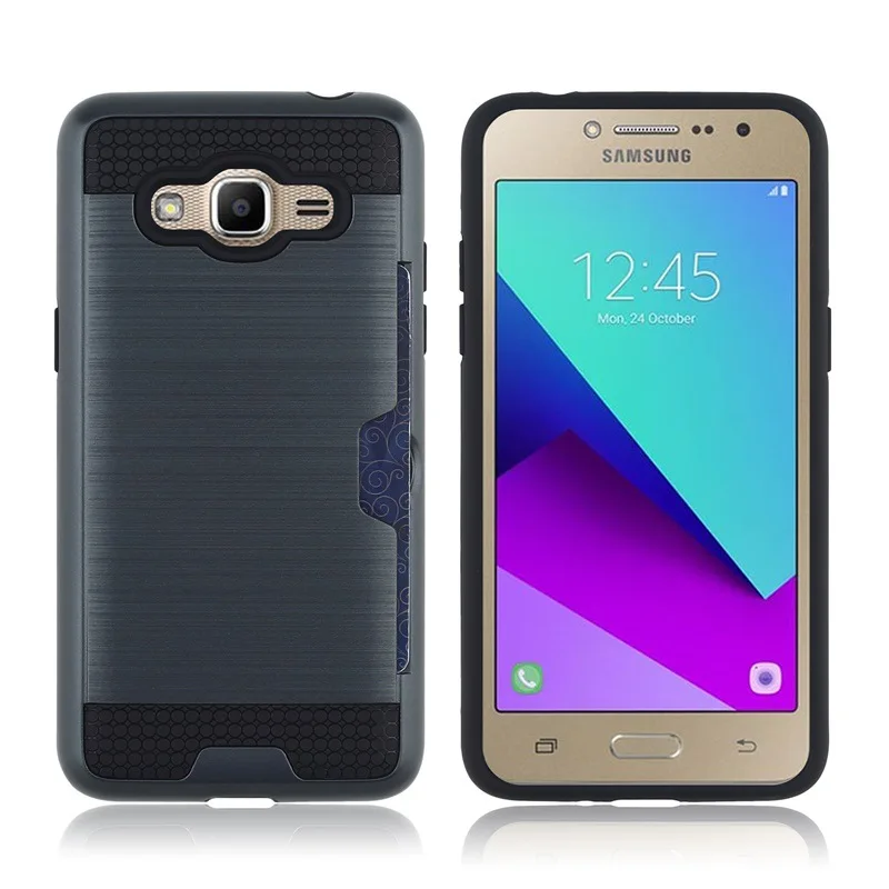 Металлический цветной чехол для Samsung Galaxy J2 Prime силиконовый бампер противоударный