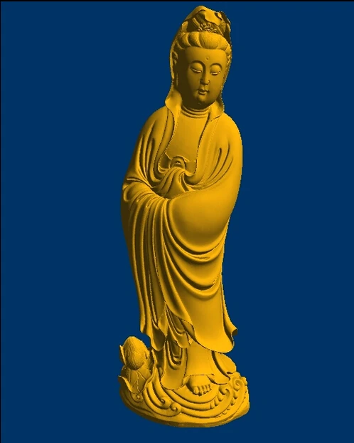 

Новая 3D модель, рельеф для CNC Goddess Of Mercy с форматом lotus flower_35 stl