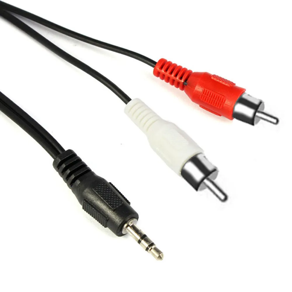 Мини штекер 3 м 5 мм на стерео аудио кабель 2RCA папа сплиттер MP3 смартфоны в домашние