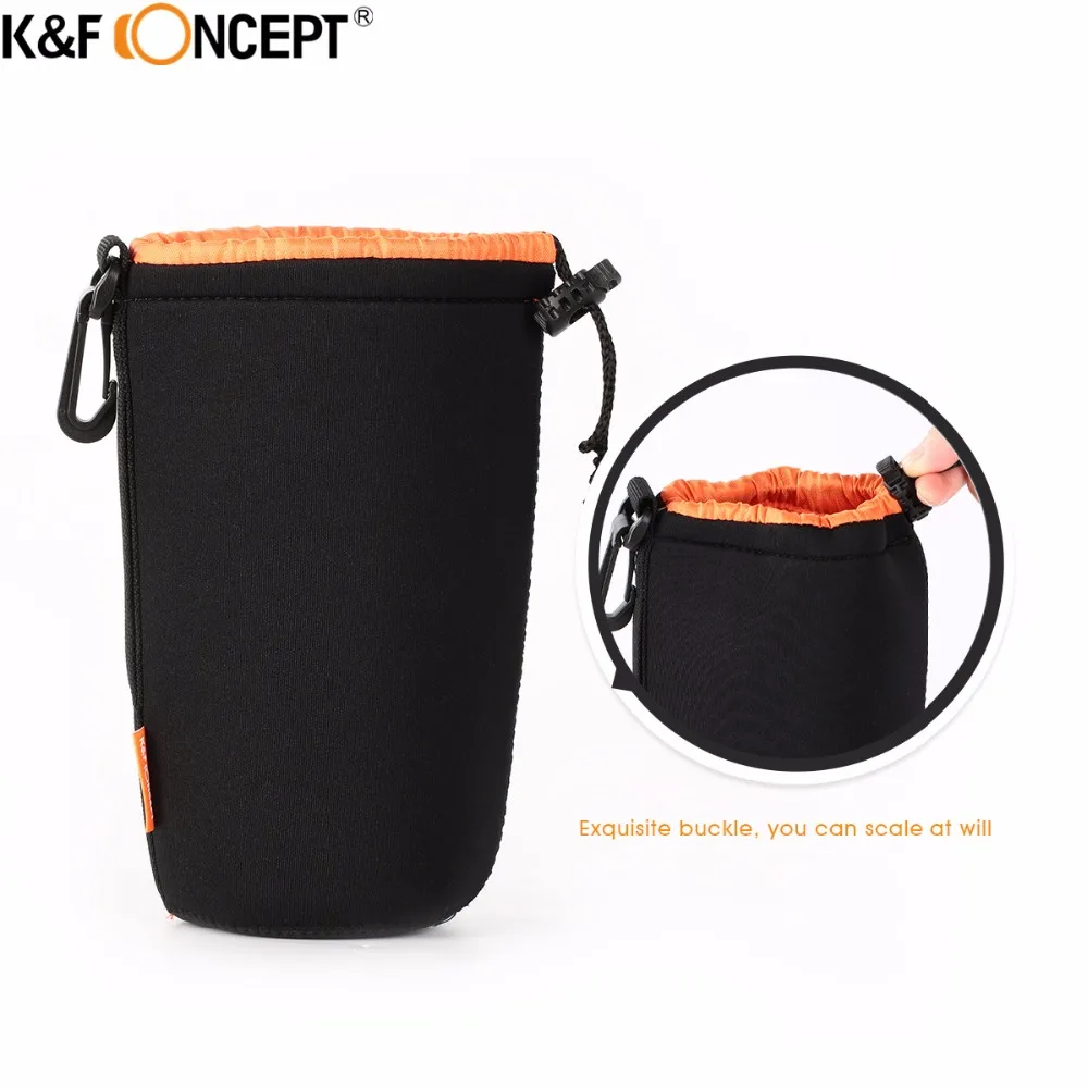 K & F CONCEPT сумка для объектива камеры защитный чехол функциональный