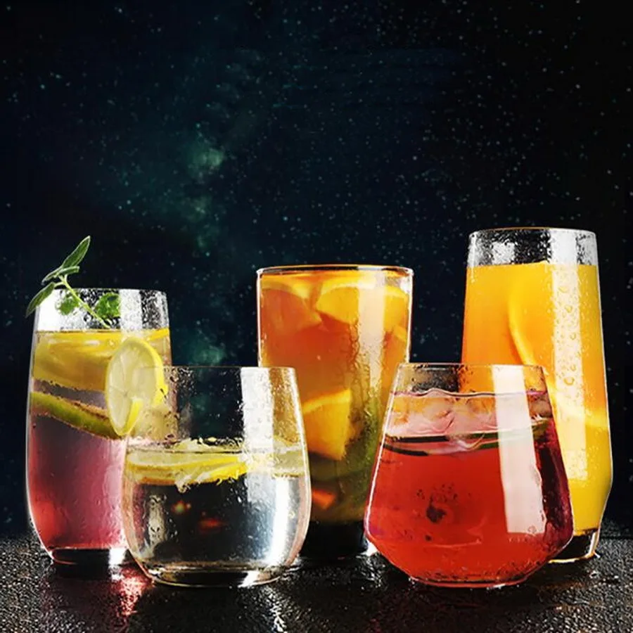 Креативный коктейльный стакан Mojito для смузи сока набор напитков круглая