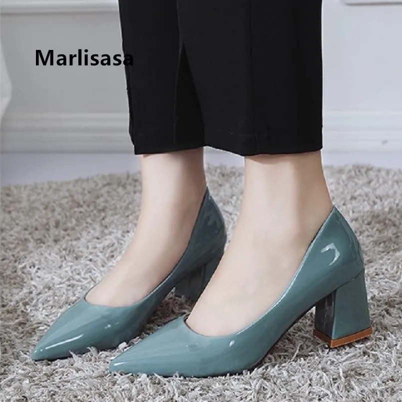 Женские классические туфли Marlisasa из высококачественной искусственной кожи на
