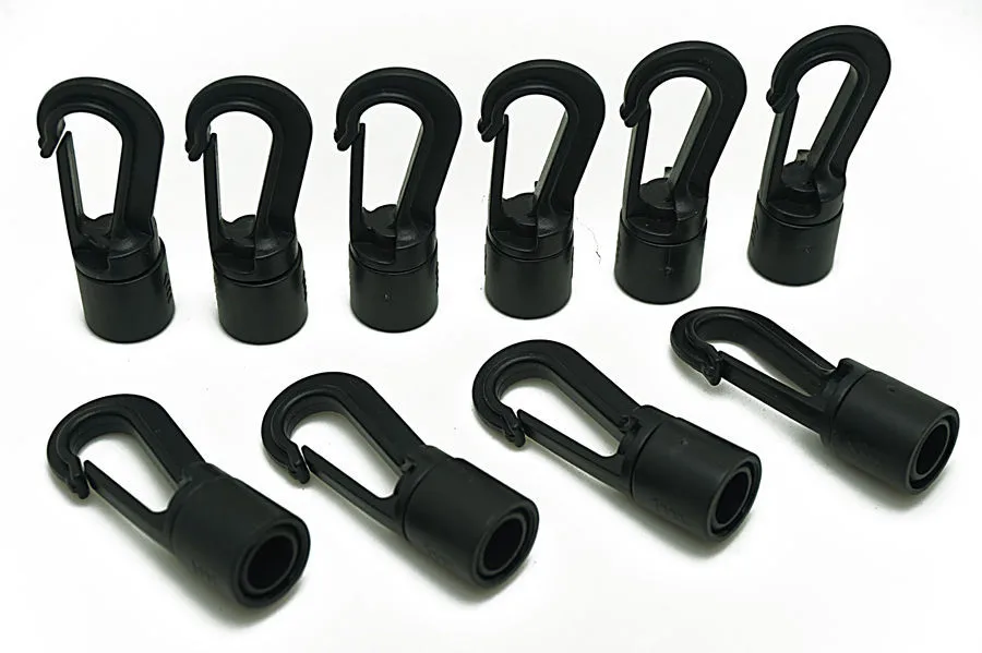 2 шт./лот крючки банджи пластиковые зажимы для КАЯКОВ|boat hook clips|bungee cord endsclip |