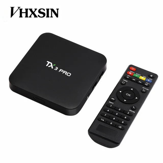 VHXSIN TX3 PRO 2 шт./лот Smart Android 7 1 TV Box Amlogic S905W четырехъядерный ГБ 8 ТВ-приставка |