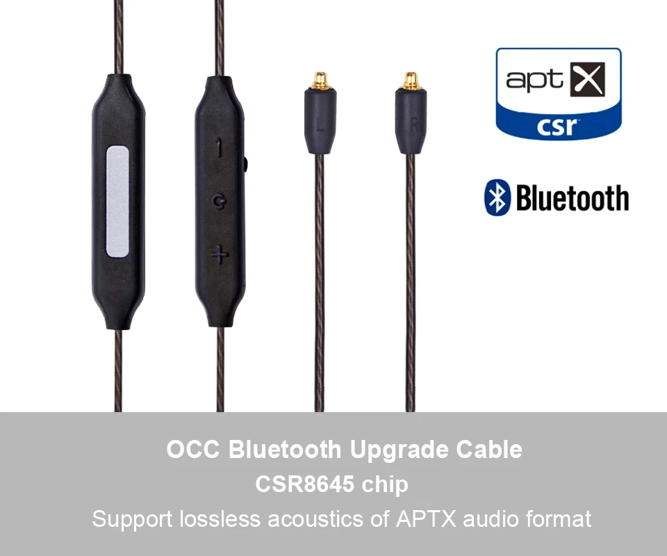 NiceHCK BT беспроводной Bluetooth 4 1 MMCX/2PIN/IE80/IM интерфейс Поддержка Apt X Aptx для IE80 IM50 SE846 ZS10 AS10 M6 N3 F3|Наушники и гарнитуры|