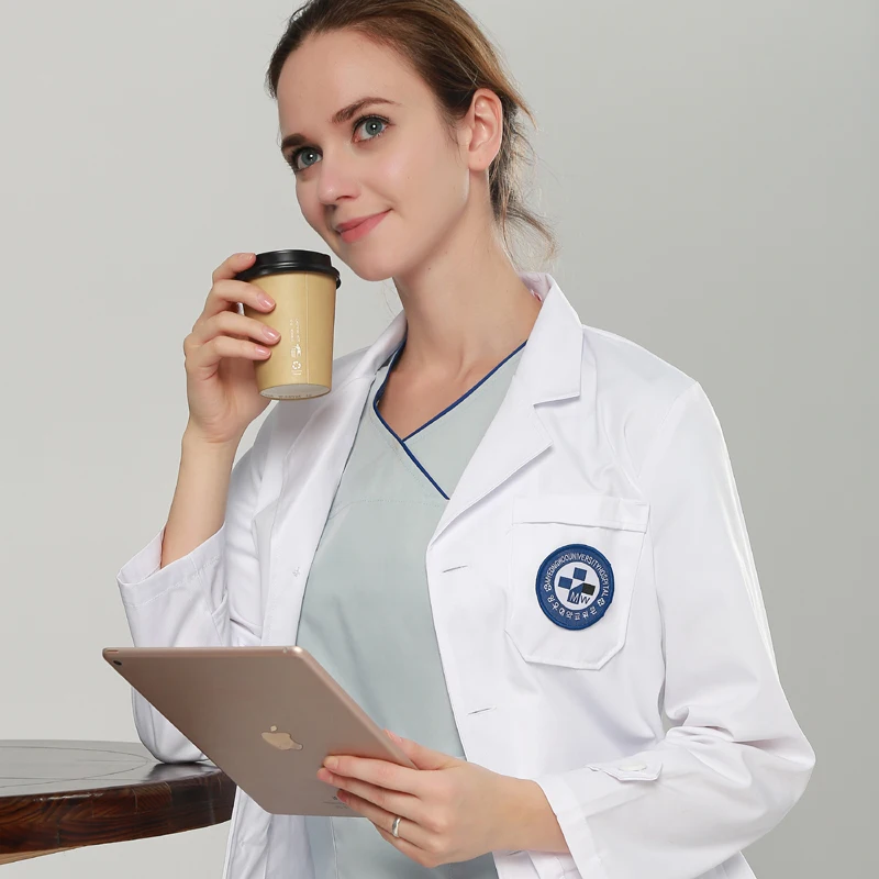 Комбинезон для медсестры с длинным рукавом мужчин и женщин|hospital works|beauty salon