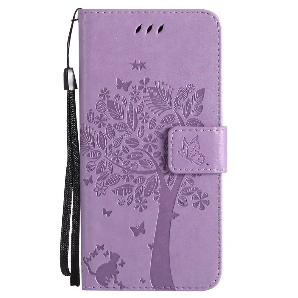 MuTouNiao золотой кожаный флип-чехол для huawei P7 P8 P9 P10 P20 G9 GR3 Nova Lite 2 Plus Pro Mini - Цвет: Light Purple