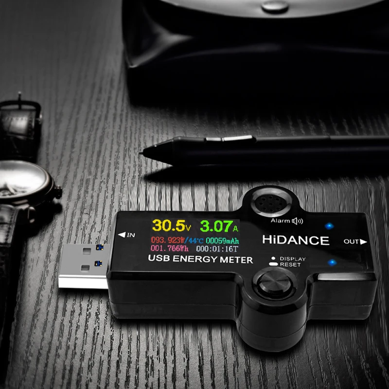 USB 3 0 Цвет usb тестер Bluetooth для автомобиля с помощью приложения на телефоне