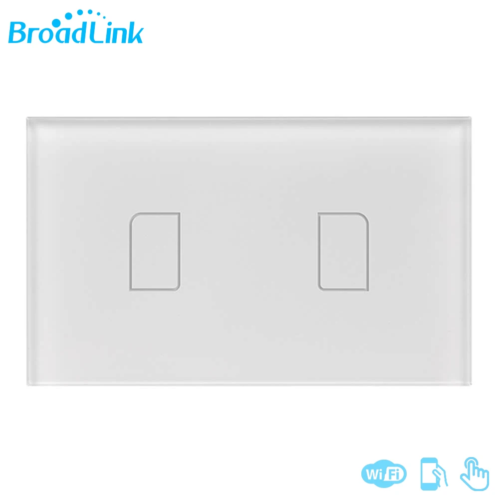 Broadlink TC2 US переключатель Smart Lighting Переключатель сенсорный настенный Wifi Пульт