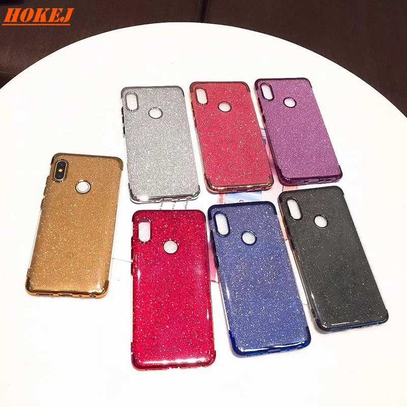 Чехол для телефона HOKEJ 5Plus Max 3 стильного 3D блестящего порошка Xiaomi Redmi Note 4X4 5Pro 5A 6