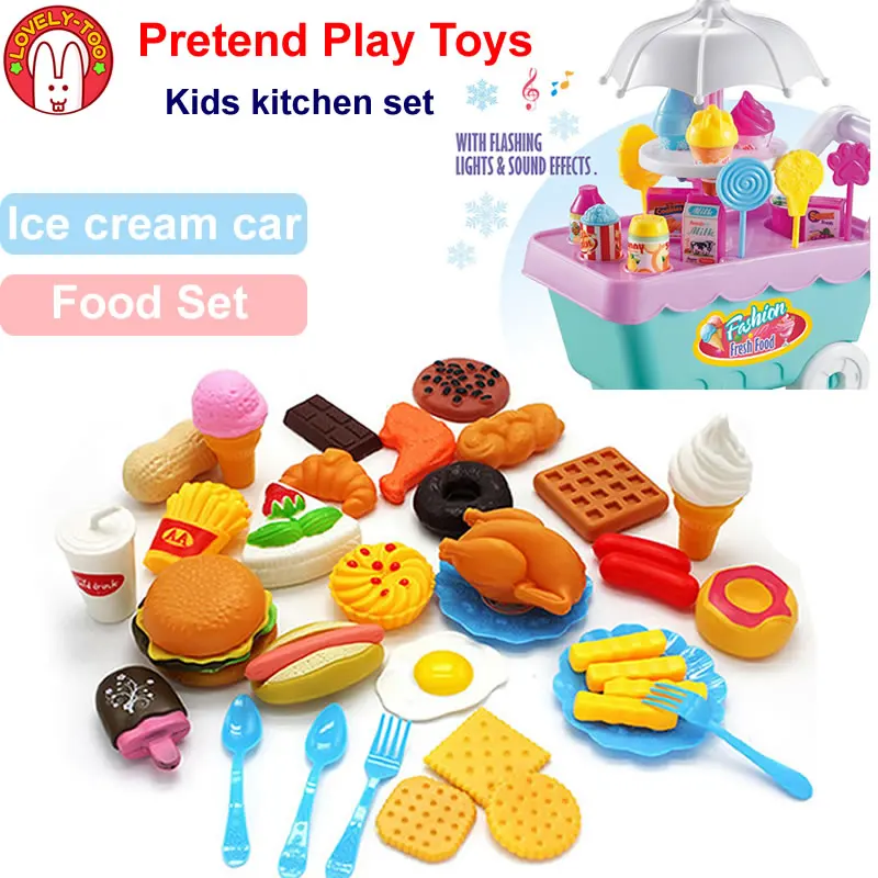 Миниатюрный игровой набор Kkitchen для девочек мини игрушка приготовления пищи