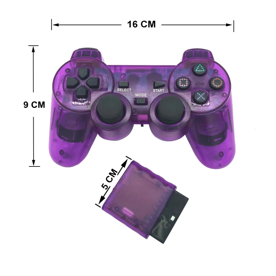 Беспроводной геймпад для Sony PS2 контроллер Playstation 2 Консоль джойстик Двойной