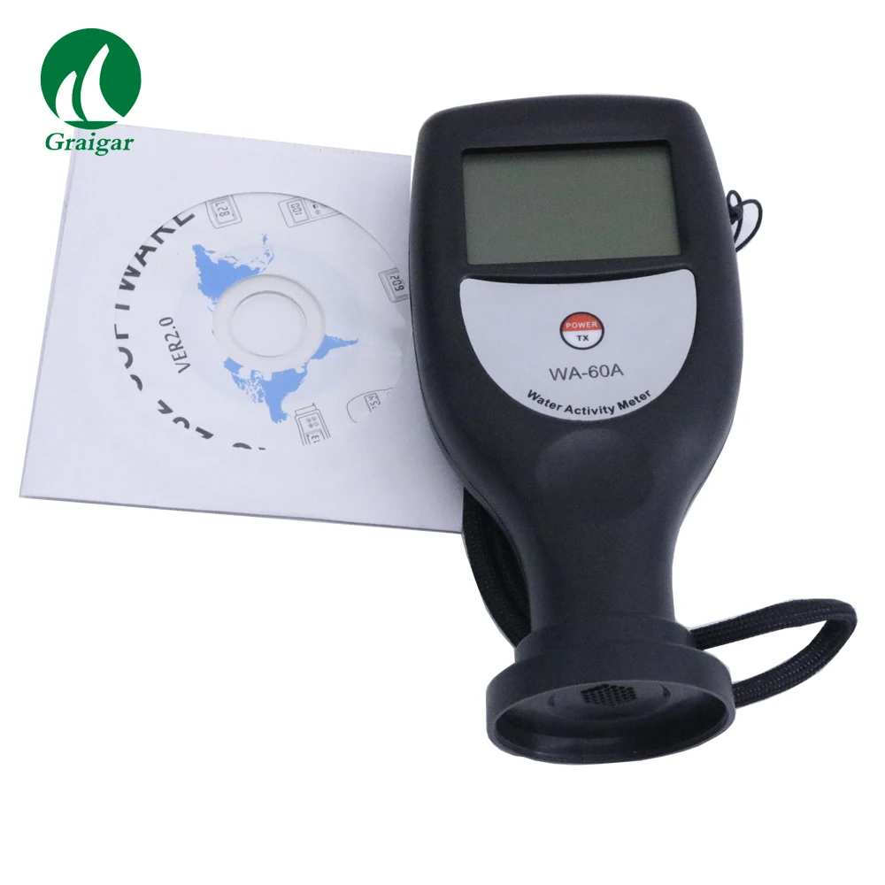 

Portable Water Activity Meter WA-60A High Precision USB Data Cable and Bluetooth Data Adapter with Software