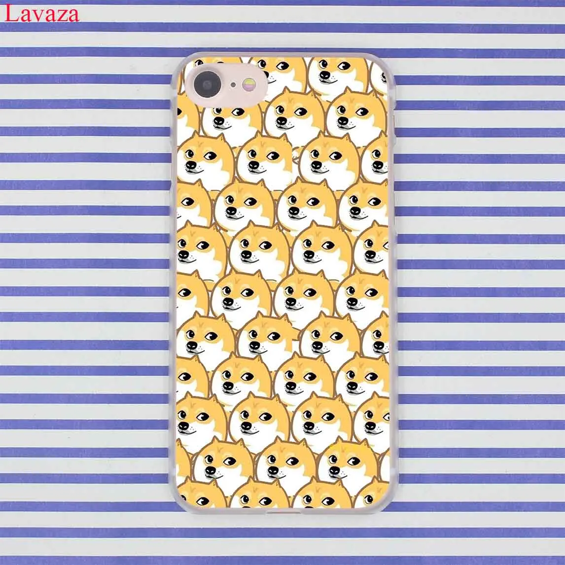 Твердый чехол для телефона Lavaza Brush Doge Shiba с забавной собачкой iPhone XR XS X 11 Pro Max 10 7 8 6S 5