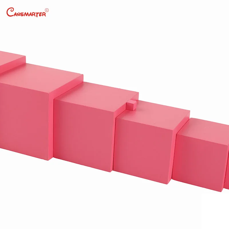 Розовые башни Beechwood Сенсорные игры, блочные игрушки, домашние Обучающие Математические Игрушки, розовые кубики для детей 3-6 лет, игрушки
