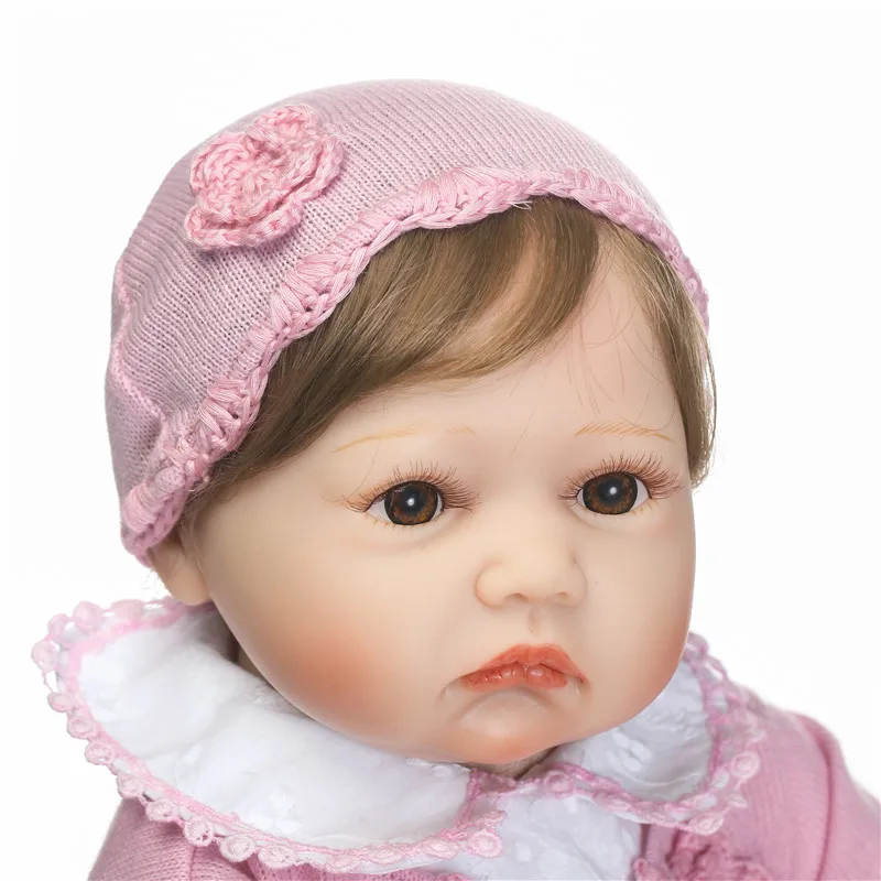 Настоящее прикосновение 22 &quot55 см Силиконовые bebes reborn bonecas для новорожденных с