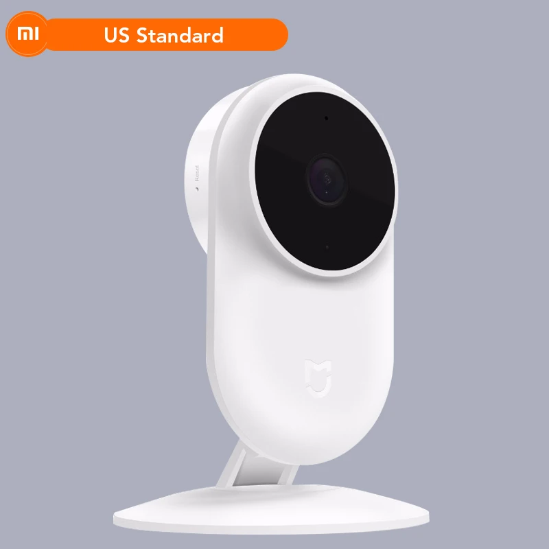 US Standard Xiaomi Mijia 1080P IP камера 130 градусов FOV ночного видения 2,4 ГГц Xioami домашний комплект безопасности монитор CCTV - Цветной: US Standard