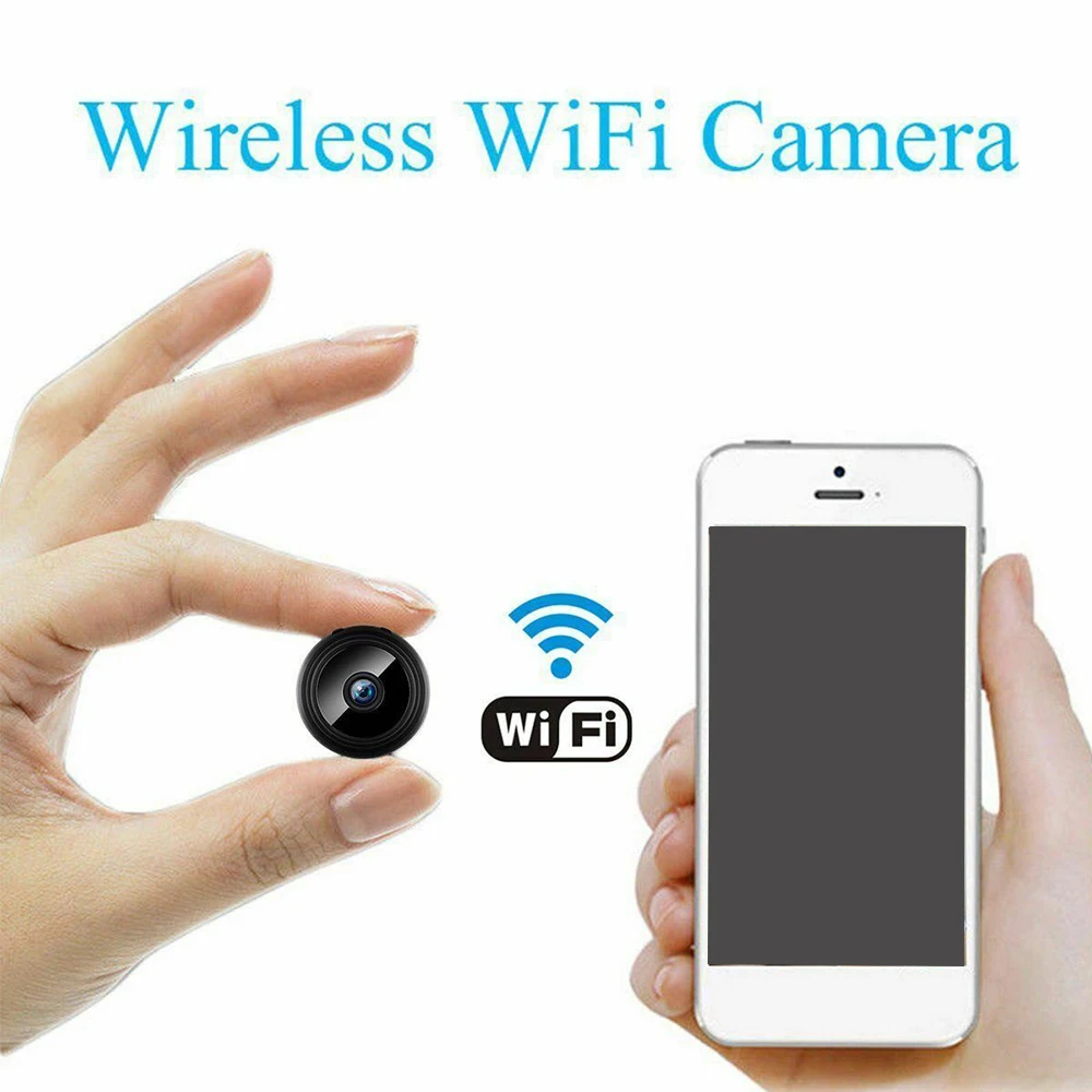 

HD 1080P Portable WiFi IP Mini Camera P2P Wireless Micro Camcorder Video Recorder Support Remote View Night Vision