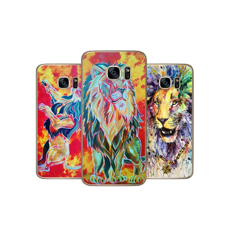 N441 Тигр Лев крутой Мягкий ТПУ силиконовый чехол для samsung Galaxy Note 3 4 5 8 9 10 M10 M20 M30 Grand