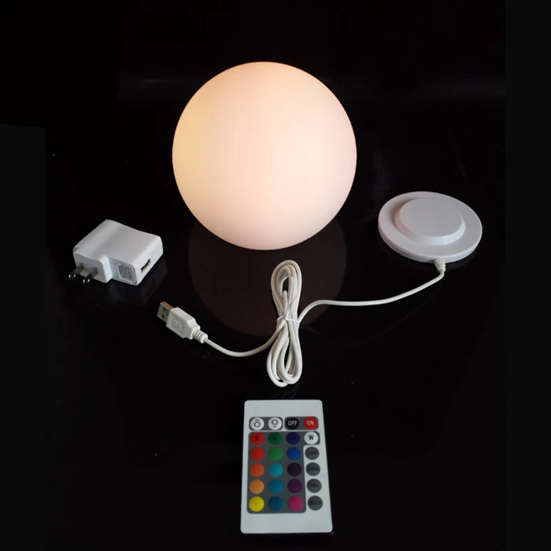 D15cm RGBW LED светящийся шар круглый свет 16 цветов Изменение водонепроницаемый IP65 SK LF01