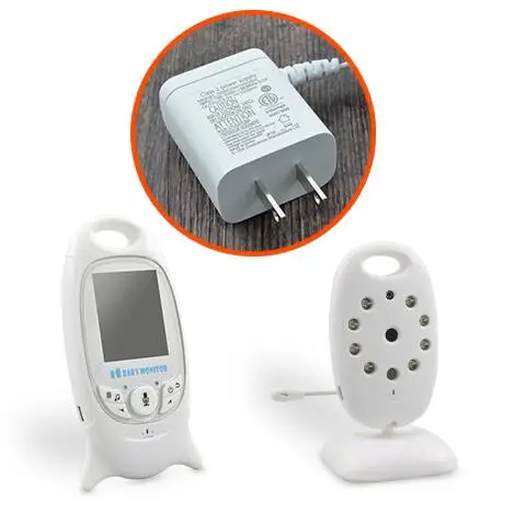US Plug Беспроводной Детский монитор 2 дюймов BeBe Baba электронная няня Радио Видео няня камера ночного видения контроль температуры VB601 - Цвет: US Plug