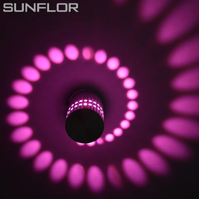 Светодиодный настенный светильник для помещений 3 Вт точечный светодиодный