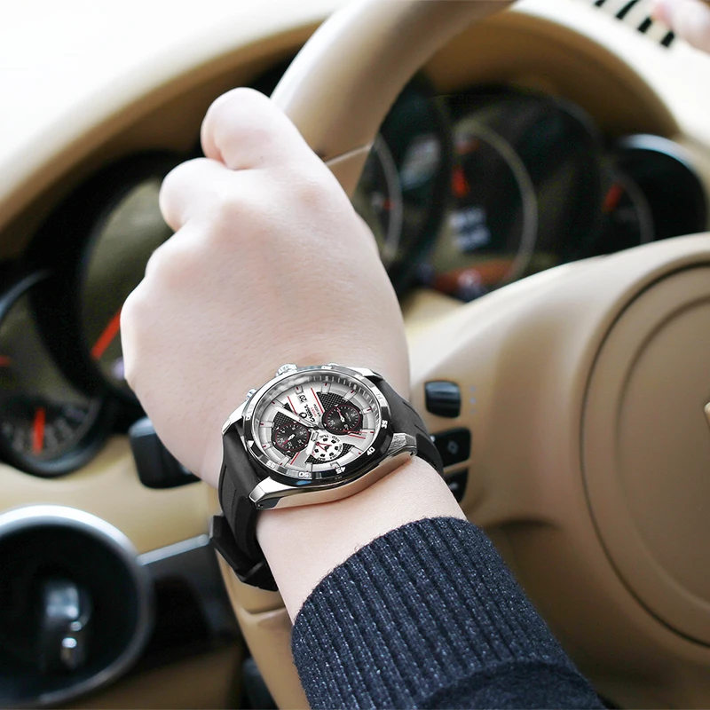 Часы наручные CASIMA мужские кварцевые брендовые модные спортивные