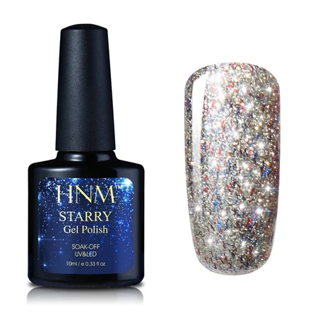 6613 HNM 10 мл Звездный Bling лак для ногтей УФ замочить от блеск клей Лаки Hybird праймер эмаль Lucky лак Nagellak гель лак чернила - Цвет: 6613
