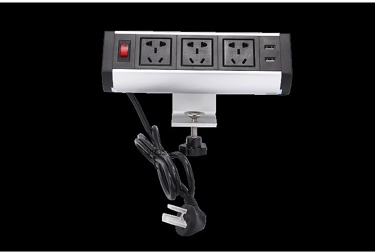 Зажим настольный разъем питания/данных USB HDMI/аудио 3,5 мм/ЕС Великобритания AU США Индия вилки варианты