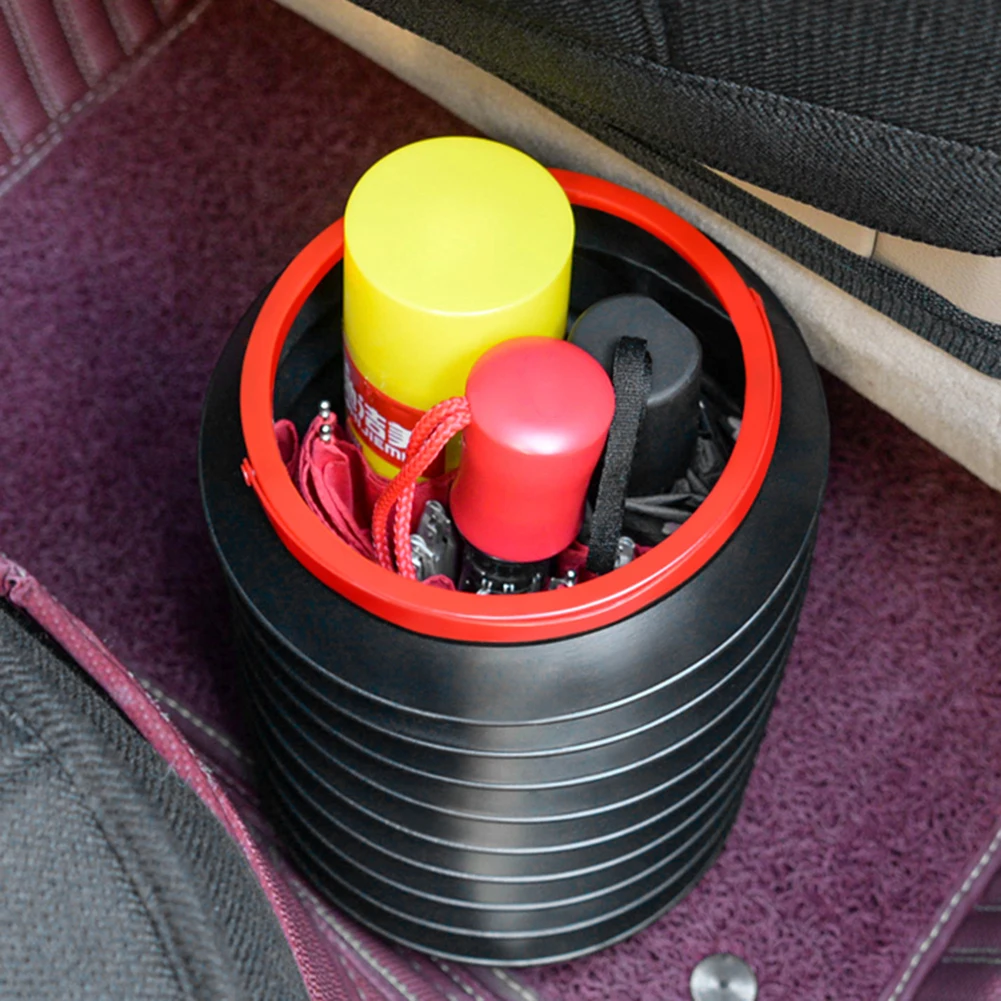 Портативный автомобильный мусорный бак на 4 л складной креативный