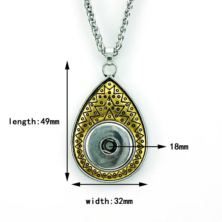 Бесплатная доставка модные Сменные пуговицы с имбирным золотым Каплевидным