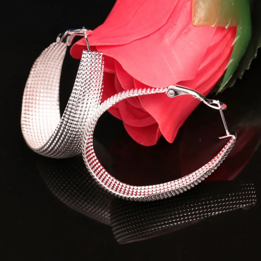 Оптовая продажа красивые модные ювелирные изделия серебряные серьги 925 пробы