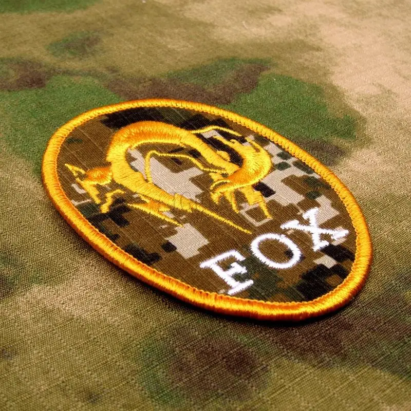 DigitalWoodland MGS FOX HOUND Special Force Group Ghost вышитый патч B3259 | Дом и сад