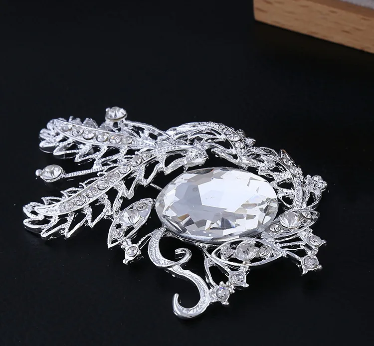 Новинка 2017 модная изящная женская булавка с полным цветочным орнаментом|rhinestone