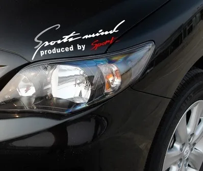 Автомобильные наклейки отражающая лампа для бровей захватывающий спортивный